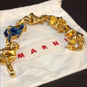 Marni Lily chunky bracelet with original pouch